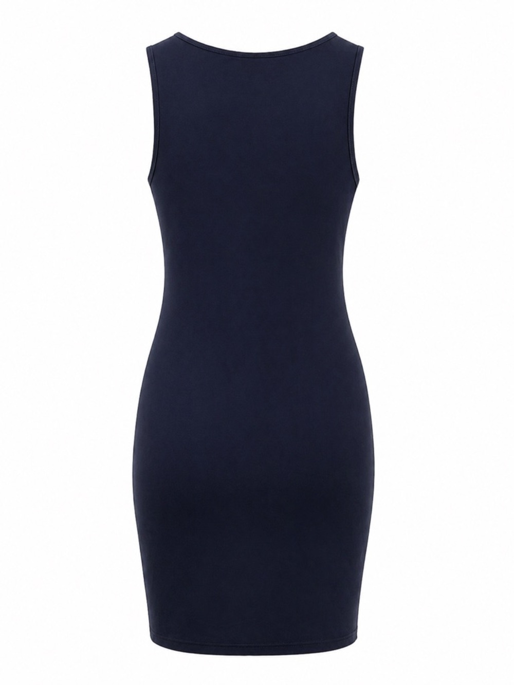 Navy Floral-Graphic Tank Dress - Picture 2 of 2